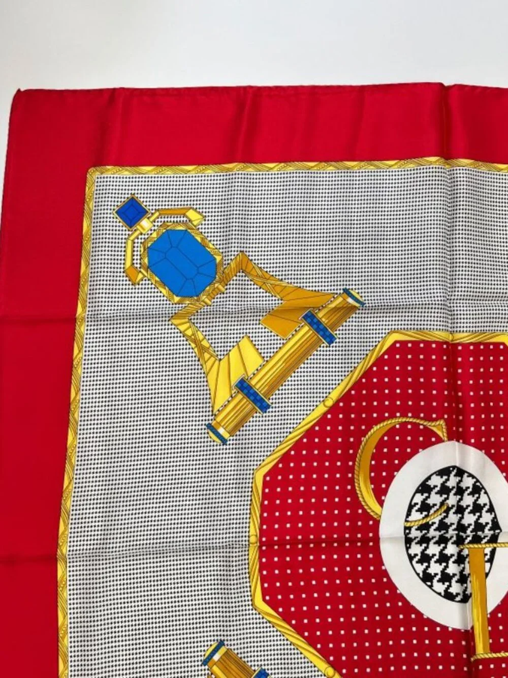 Dior Silk Scarf Multicolor Vintage